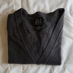 Jos. A Bank, Grey Merino Wool Cardigan